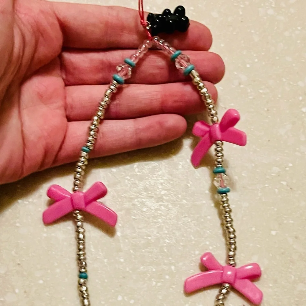 Phone String!! Pink Bows!